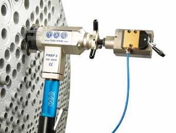 A G PREP 3 T Portable Pipe Bevelling Machine RANGE: 2 to mm i/d (Optional from 2 mm i/d) n tion : External Bevelling Internal Bevelling Elbow Bevelling Facing Counter-boring Weld Removal J-Prepping