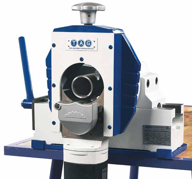 A G TAG PIPECUT ORBITAL PIPE SAW T (OPS) R SERIES Bench or Stand Mountable Orbital Pipe Saw RANGE: to 12 ( mm 3