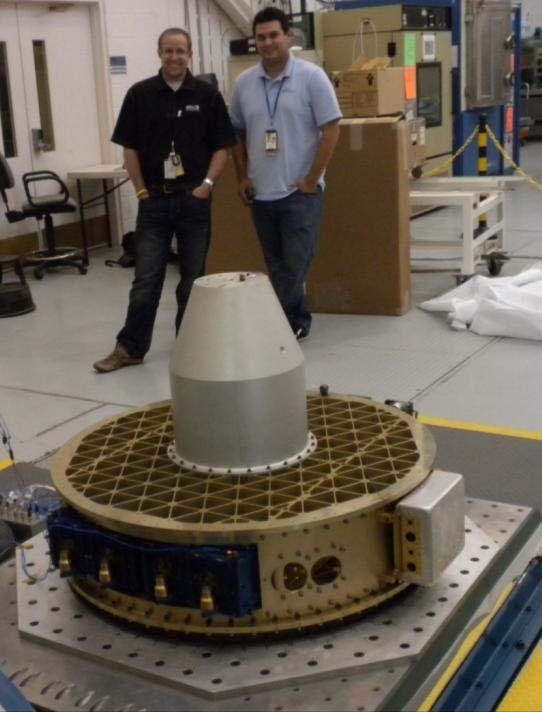 NLAS Adapter NASA Nanosat Launch Adapter System includes adapter, 6U dispenser, and sequencer Adapter prototype design by NASA Ames Research Center Final design, fabrication, and test