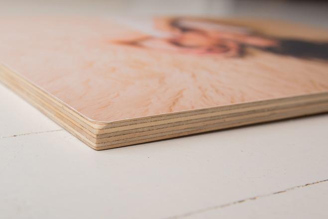 prints so you get the look of a wood print with