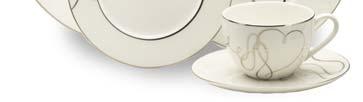 Accessory pieces include a vegetable bowl, oval platter, tea server, coffee server, covered sugar bowl, creamer,