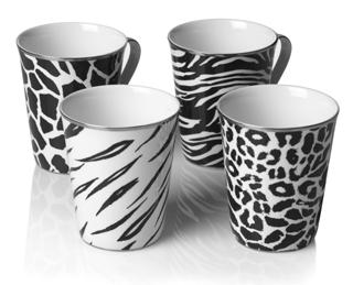 Mikasa Color Studio Animal Prints Mikasa introduces Color Studio Animal Print Accents fashionforward statement pieces that mix-and-match with Color