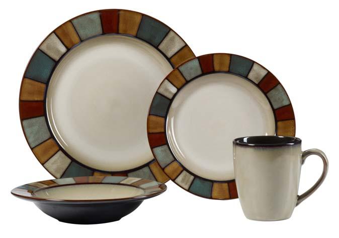 Wyatt 2010. Lifetime Brands, Inc. All rights reserved. Wyatt, from Pfaltzgraff Everyday, features a modern, colorful, hand-painted reactive glaze design on stoneware.