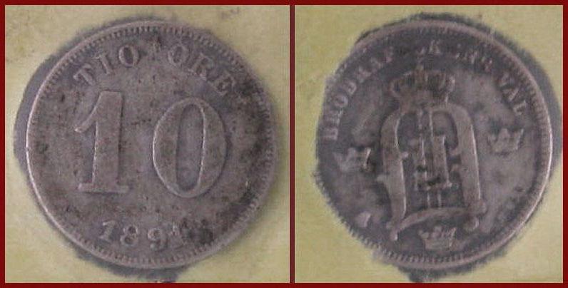 Single Coin 1. Bill Green Silver 1891 Swedish 10 Ore 2. Ralph Flippo John Tyler Gold Dollar 3.