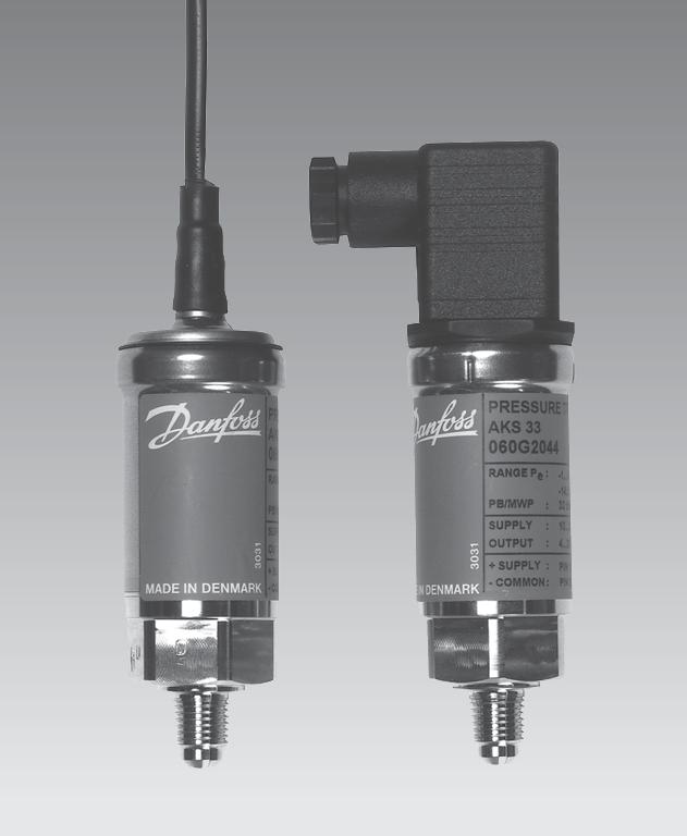 Pressure Transmitter Type AKS 32 and AKS 33