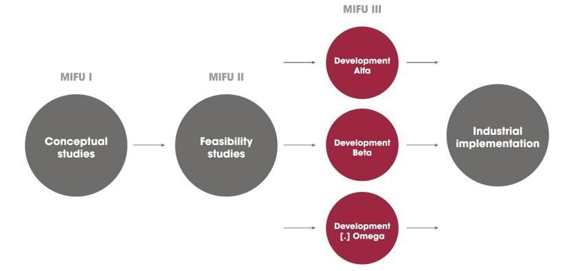 Way Forward the Process 21 MIFU- process MIFU I one integrated package MIFU II