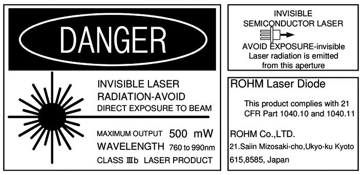 Infrared Lasers Opto Devices Infrared Lasers Part No. P (nm) Absolute Maximum Ratings Max. (C) ITH lectrical and Optical Characteristics Iop (W/A) Vop // quivalent Circuit R78MZA6 790 4.