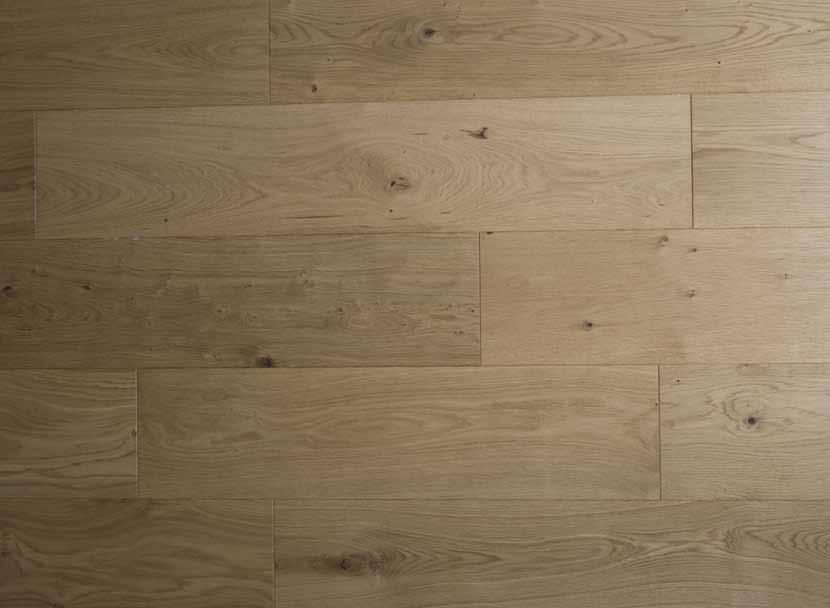 59 190mm BRUSHED LACQUERED OAK FLOORS A stunning Engineered Lacquered Oak