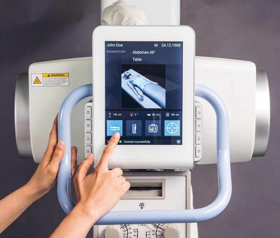 The AeroDR flat panel detector and userfriendly AeroNAV console deliver high image quality for better patient care.