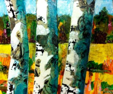 Mixed Media Collage & Design with Nina Nemeth 8 Sundays, January 25 March 15 2:30 4:30PM Ages 11-17 Explore some of the many mixed media methods using various tools you might use paint, you might use