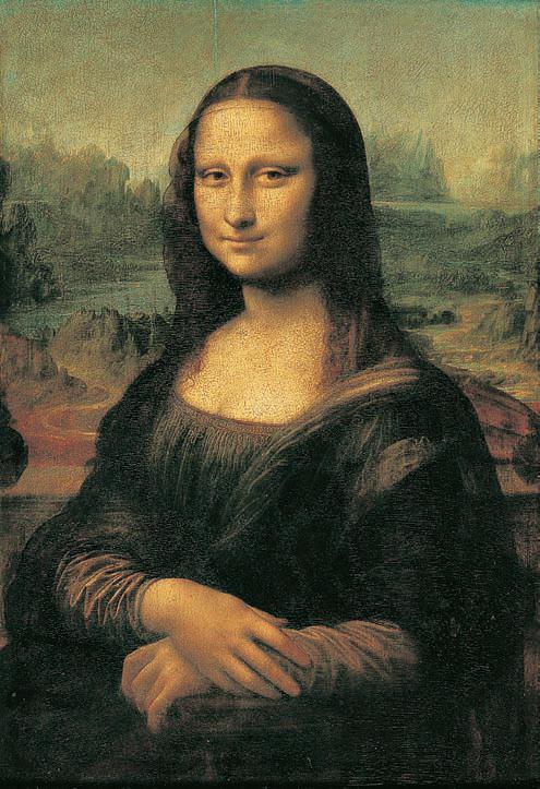Mona Lisa The Mona Lisa is an actual painting with a physical existence and a history. It was painted by Leonardo da Vinci during the early years of the 16th century.