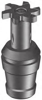 Contour and Radius Milling, Chamfering, eburring Circular Milling Tools for riven Toolholders Inserts see page 98-101 Cutting data see page 173 Form A Form ER IN 1835 Form A IN 6499 Spare part No.