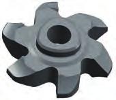 Gear Milling Gear Milling Inserts Insert holder see page 92 Cutting data see page 173 Conditional deliverable Spline IN 5481 Typ Arbor R Grap angle g N. of teeth Arbor ±0,05 Chip angle L P1 L P2 t N.