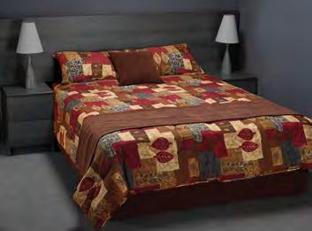 These comforters can be used on single or bunk beds where the conventional printed bedspread cannot be used due to space restrictions.