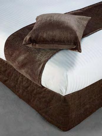 Made from a polyester velour fabric these items coordinate beautifully with Polesy Elite bed linen for rooms with triple sheeting and will also compliment rooms