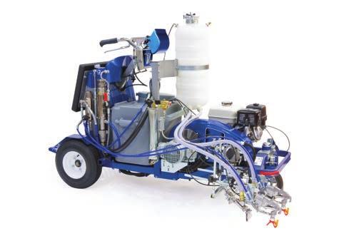 LineLazer 130HS The LineLazer 130HS is the ultimate hydraulic airless striping unit that contractors rely on for their most