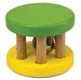 Constructed of ecofriendly Rubberwood with a colorful