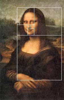 Leonardo Da Vinci and Renaissance artists used the divine proportions to organize their