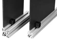 These provide easy mounting of paneling of various thickness.