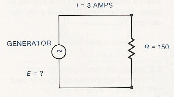 AM 5 201 Basic Electronics - DC Circuit Analysis Solution: E = IR = (3) (150) = 450 volts (2) Example 3-2 Problem: If a lamp with a
