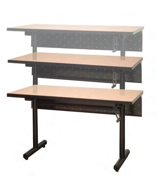 Tables with or without modesty panels with wire managers moveable