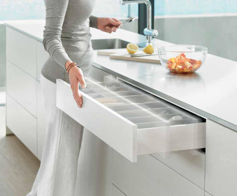 SERVO-DRIVE for MOVENTO Open with a single touch The electric motion support system from Blum, SERVO-DRIVE, is mesmerisingly easy.