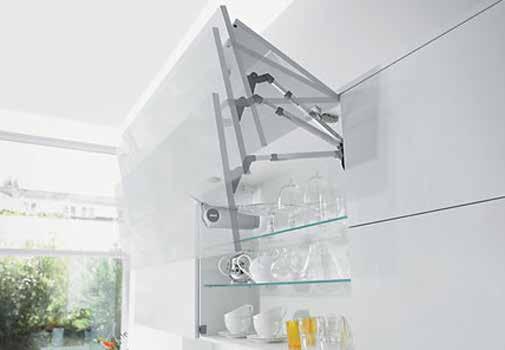 Cabinet Doors with Integrated AVENTOS Lift Systems AVENTOS is available with Blum s SERVO-DRIVE opening feature.
