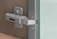 35mm cup hinge: straight arm, 120, self close (PN H71T5550) TIP-ON for doors by Blum also available Contact Element Designs for