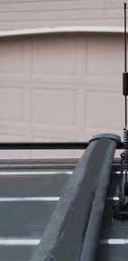 3. Mount the Outdoor Signal Antenna (#4 on Parts List) vertically on any metal surface on the roof, hood or trunk of the vehicle. b.