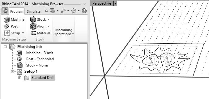 T6. generate your toolpath by clicking generate...what you generated is previewed as a set of toolpath preview lines.