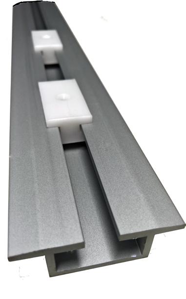 IT-64 Aluminium profiles LP-64 POM sliding pieces IT-64*20 Material: Extruded aluminium EN AW-6063 Width: 64 mm Height: 20 mm