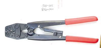 300-055 Non-Insulated Terminal Crimper CP-351B Ratchet Material: 4340 HRC 40 ~42 300-107 Heavy Duty CRIMPERS TESTERS Material: S50C HRC 43 ~45 Material: TRP (For Non-Insulated Terminal)