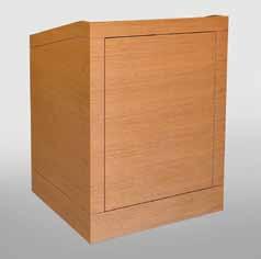 Reference MFI #89542 MLP-48 Harvest Cherry This custom Prairie Style lectern has an arched