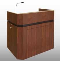 .. Call for pricing MLW-45 Custom Walnut A Wedge Style lectern with an black deep
