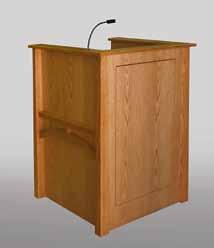 Reference MFI #14172 Wedge Style Lectern MLW 25/32...$7,050 / $8,150 MLW 33/40.