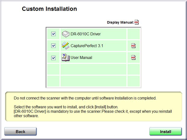 Chapter 2 Setup 2-3 Installing the Software This section describes how to install the required software.