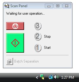 Chapter 3 Basic Operation Scan Panel Functions The Scan Panel has the following functions. b a c d a Start button If Feeding Option is set to Panel-Feeding, clicking this button starts scanning.