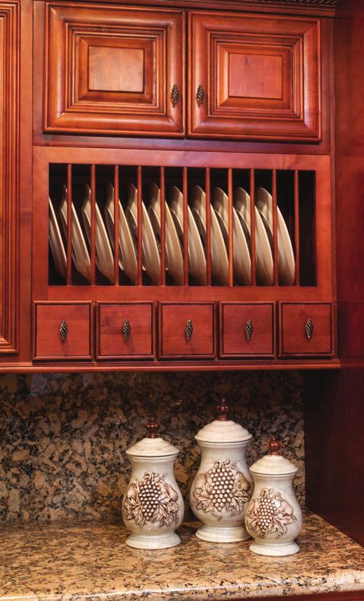 Walls Wall Spice Cabinets WSC30 This cabinet does not come with any drawer slides. The interior is finished and the cabinet can be used without the drawers as a wine rack.