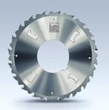 1.2.7 Circular sawblades with cooling elements Circular sawblade with internal cooling elements For cutting along grain - shoulder kerfs and square cuts.