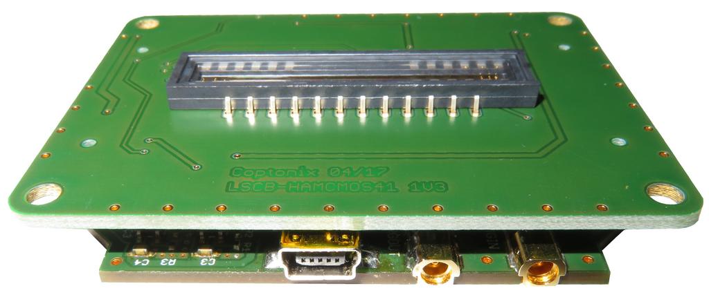 3 Interfaces: Mounting hole CCD/CMOS Sensor Recess USB MINI-B Trigger output MMCX JACK Trigger