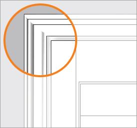 At this point, you will need to choose the frame style that will suit your needs. The Standard L Frame will not add decorative molding to your window.