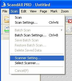 6. Launch a scanner driver from