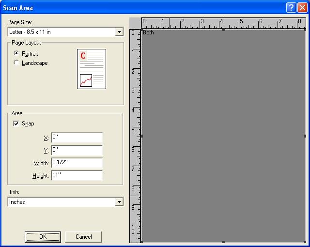 Paper Size Selects a paper size according to the size of the document to be scanned.