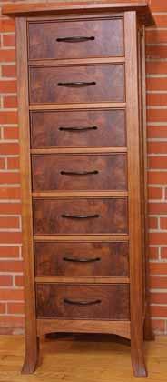 * 54 h x 22 d x 22 l BEADED FRONT 12-Drawer Chest.