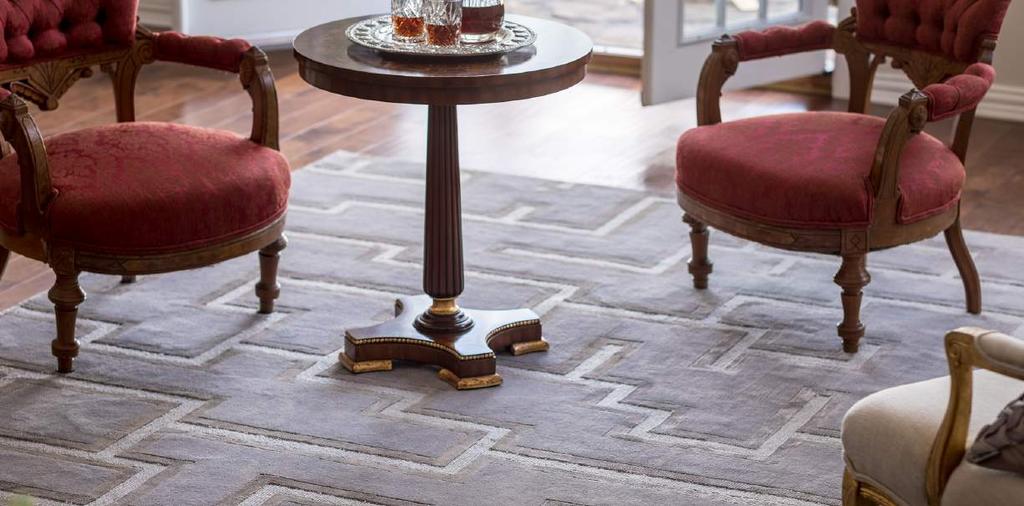 The Lili Alessandra rugs are like luxury high-end art for the floor.