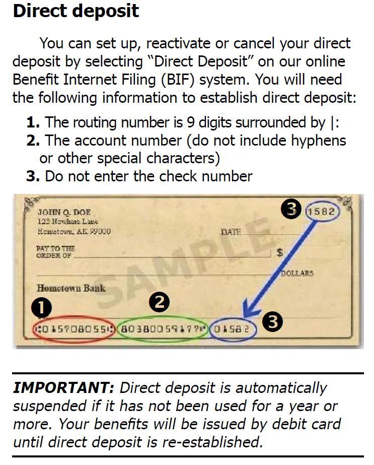 12 Alaska law requires UI benefits be paid by electronic funds transfer (Debit Card) or electronic payment to an account (Direct Deposit).