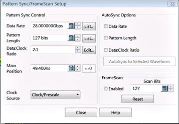 Appendix E: DSA8300 equivalent-time (ET) oscilloscope operation Setup > Mode/Trigger tab: Select the Trigger Source as either Clock or Direct, based on which trigger input is connected.