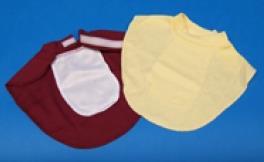 TRACHEOTOMY STOMA COVER Needed at: Most of the VA Medical Centers Not at Zablocki or Tomah Bib is made with a double thickness of Munsingwear white mesh fabric.