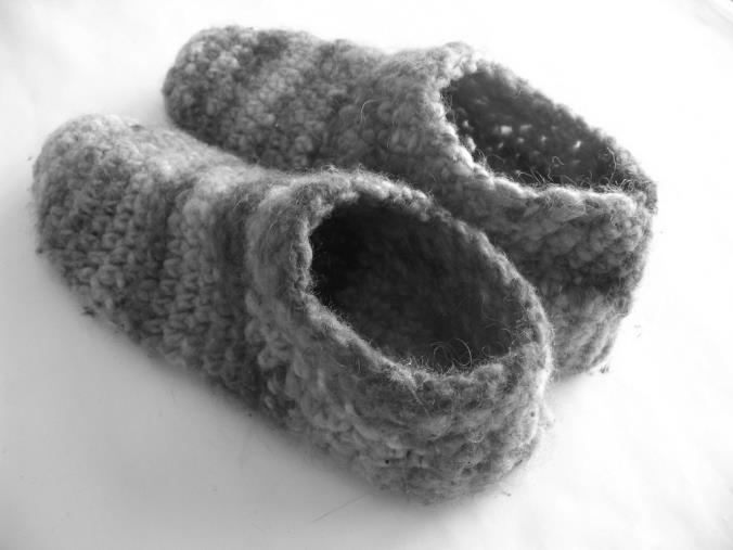 CROCHETED SLIPPER-SOX WITH NON-SKID SOLES Needed at: Oscar G. Johnson & Minneapolis Medical Centers (Minneapolis will take the slipper socks without non-skid soles also.