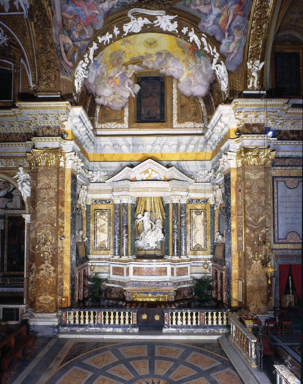 GIANLORENZO BERNINI, inerior of the Cornaro Chapel,